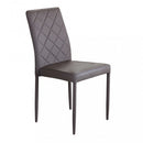 Sedia Blossom 41x50x91 h cm in Similpelle Marrone