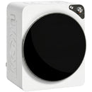Asciugatrice Portatile 49x43x61 cm Potenza 1000W con 5 Programmi e Timer in PCM e Acciaio Inox Bianco      