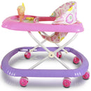 Girello Bambini per Primi Passi con Chiusura Salvaspazio e Console Gioco Rosa