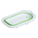 Vaschetta Bagnetto per Neonati Pieghevole Bianco e Verde 89x53.5x38 cm 
