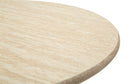 Tavolo Bar Alaska Verde Ø60x106 cm in MDF e Ferro Verde e Crema      