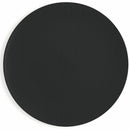 Set 6 Sottopiatti in Plastica Ø 33cm Villa d'Este Wood Nero Matto