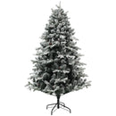 Albero di Natale Artificiale Innevato 180 cm 793 Rami con Luci LED 