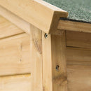 Conigliera Gabbia in Legno per Conigli e Animali Domestici 130x52x98.5 cm 