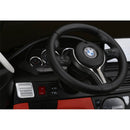 Macchina Elettrica per Bambini Maxi SUV 2 Posti 12V con Licenza BMW X6M Bianco