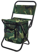 Sedia Pieghevole da Campeggio con Borsa Termica Menzi Camouflage