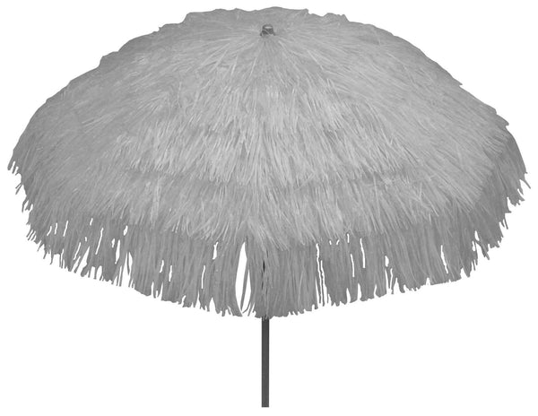 Ombrellone da Giardino Ø2 m Palo Ø33 mm in Acciaio Maffei Kenia Bianco sconto