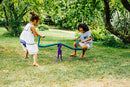Altalena Dondolino Girevole per Bambini da Giardino 83x193x66 cm in Metallo 