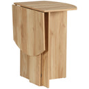 Tavolo da Pranzo Pieghevole Salvaspazio 90x60x74 cm in Legno Quercia