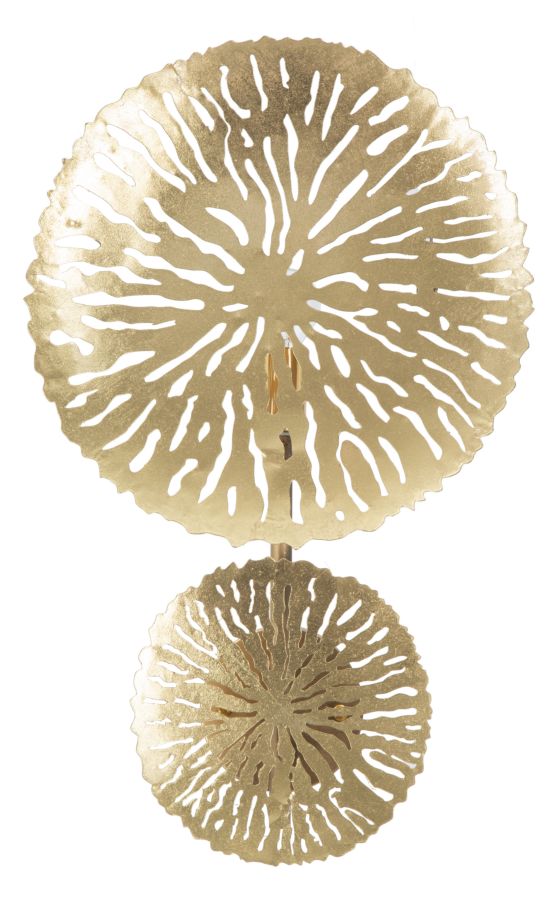prezzo Lampada da Muro Simple Glam 28,5x8x46 cm in Ferro Oro