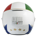Casco Jet per Scooter Visiera Sagomata CGM Italia 107I Bianco