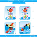 Set Giocattoli per Bambini 20pz Nave Pirata Mulino a Vento e Stampini 