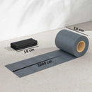 Set 4 Pezzi Frangivista da Giardino 3500x19 cm Anti UV Impermeabile con Fermagli in PP Grigio      