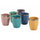 Set 6 Tazzine per Liquori Liquorini Naima Glam in Gres VdE Tivoli 1996 6 Colori Differenti