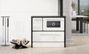 Cucina Stufa a Legna 9 kW 87x51x79 cm Beatrice in Acciaio e Ghisa Cappuccino  