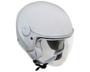 Casco Demi-Jet per Bambini Visiera Lunga CGM Magic Mono 205A Bianco Varie Misure