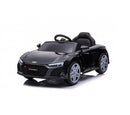Macchina Elettrica per Bambini 12V Licenza Ufficiale New Audi R8 Spyder con Telecomando e Sedile in pelle Nero     