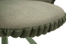 Sedia Stoccolma B Verde Set 2 Pz 64x68x83 cm in Compensato e Spugna e Ferro e Poliestere Verde      