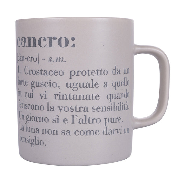 prezzo Tazza Zodiaco "cancro" Ø8x10 cm in Bone China VdE Tivoli 1996 Beige