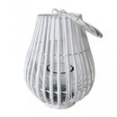 Lanterna Celeste in Vimini Bianco
