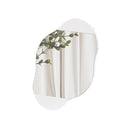 Specchio da Bagno con Armadietto Nuvola 60x13x75 cm in Melamina Bianco   