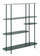 Libreria Saturno Ottanio 118x31x139 cm in Metallo Verde acqua