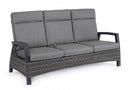 Divano 3 Posti 194,5x83x103h cm Reclinabilecon Cuscini Britton Antracite