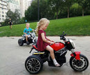 Moto Elettrica per Bambini 6V 3 Ruote Kidfun Bianca