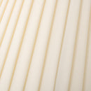 Lampada da Terra con Paralume 45x27x165 cm E27 in Metallo e Tessuto Biano Crema