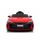 Macchina Elettrica per Bambini 12V Licenza Ufficiale Audi RS E-Tron GT con Telecomando Rosso