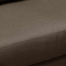 Divano 3 Posti 181x79x84 cm in Tessuto Marrone