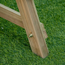 Fioriera 3 Livelli da Esterno 71x61x77 cm in Legno di Abete Naturale