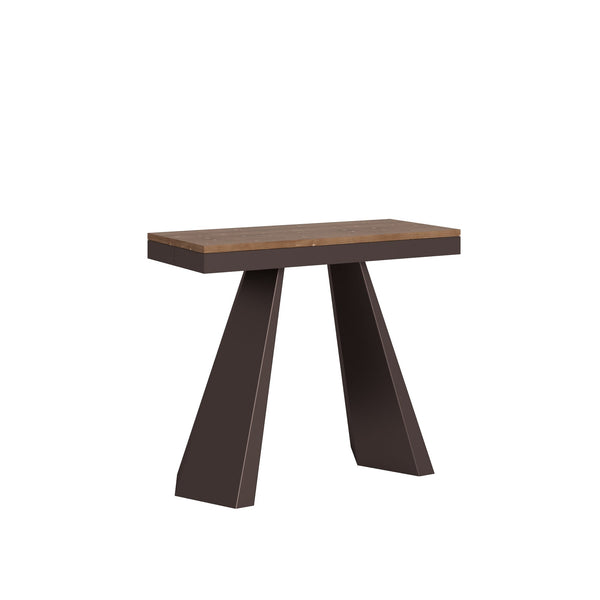 prezzo Consolle Allungabile 90-290x40x77 cm in Nobilitato Marrone