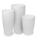 Vaso Luminoso da Giardino a LED Ø40 cm in Resina 5W Cypress Bianco Caldo