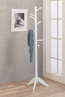 Appendiabiti in Legno 45x45x178 cm Rocket Bianco