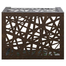Copricondizionatore Copertura per Climatizzatore 86x44x68 cm Artist M in Alluminio Marrone Corten  
