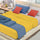 Coperta Misto Cotone Cober Coprice Giallo Papaya