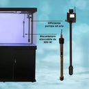 Acquario 143,5x120,5x39 cm 300 Litri con Mobile Nero