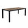 Tavolo Carson 195x90x74 h cm in Alluminio Antracite