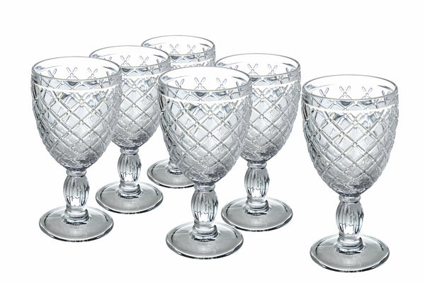 sconto Set 6 Calici in Vetro 280 ml Villa d'Este Home Tivoli Castle