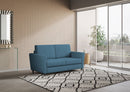 Divano 2 Posti 172x85x85 cm Yasel in Tessuto Avio
