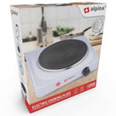 Fornello Elettrico Singolo con Piastra Ghisa 1500W Regolabile in Metallo Verniciato Bianco      