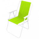Spiaggina Pieghevole 52x37x38,5/74h cm in Acciaio Vari Colori