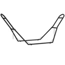 Supporto per Amaca 278x97x112 cm Regolabile e Antiscivolo con Ganci a S in Acciaio Nero      