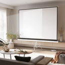 Telo Proiettore 120 Pollici 244x183 cm in Tessuto a Rete Bianco
