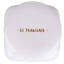 Barattolo Sale Grosso 9,5x9,5x14,5 cm in New Bone China VdE Tivoli 1996 Le Travisate Bianco