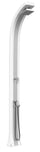 Doccia da Giardino Miscelatore e Doccetta Arkema Spring Plus Fascia Inox Bianco