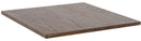 Piano per Tavolo da Giardino 76x76x2,5 cm in Massello Esperia Noce
