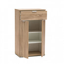 Mobiletto con 2 Anta e 1 Cassetto 27x38x103 h cm in Truciolare bilaminato Naturale