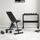 Set 2 Manubri Esagonali da 8 kg in Metallo e Gomma Nero      
